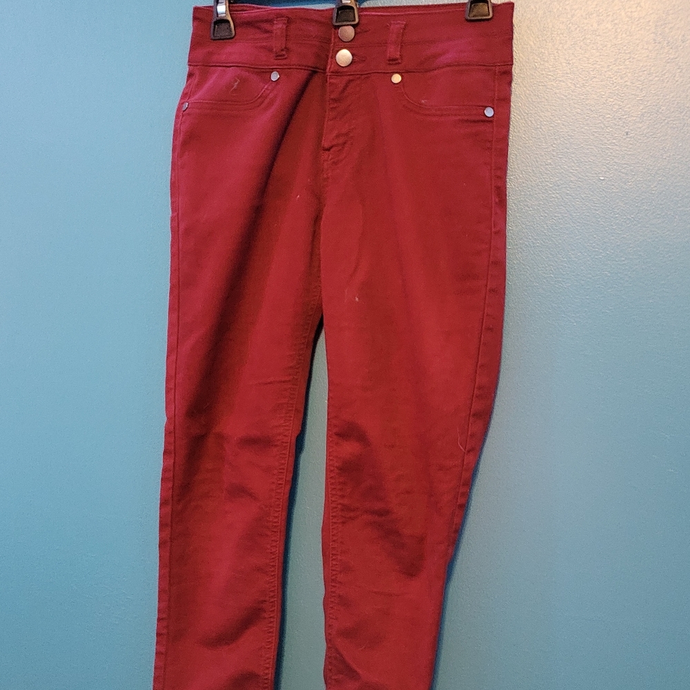 Red/burgundy pants size 3